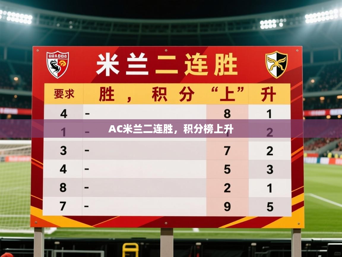 2026米兰体育报AC米兰二连胜，积分榜上升